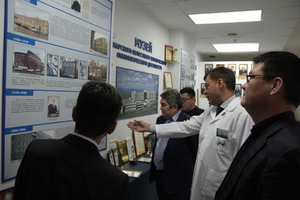 Представители делегации из Западно-Казахстанской области посетили  Самарский онкологический диспансер
