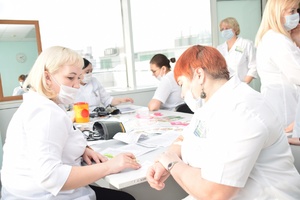 В Самарском онкодиспансере прошел День здоровья для сотрудников