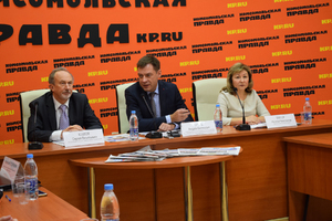Пресс -конференция в "Комсомольской правде"