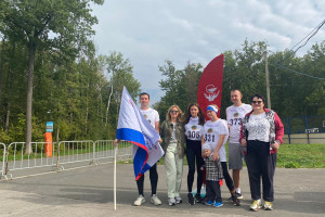 Сотрудники онкодиспансера вышли на старт