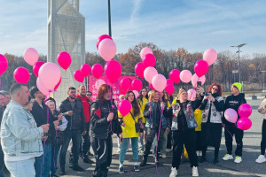 В Самаре прошел автомотопробег в честь Всемирного дня борьбы против рака молочной железы